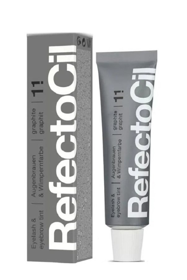 Краска для бровей и ресниц №1.1 Графит (Темно-Серая) - RefectoCil Dark Gray